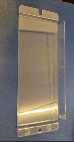 Plastic transparent protective cover