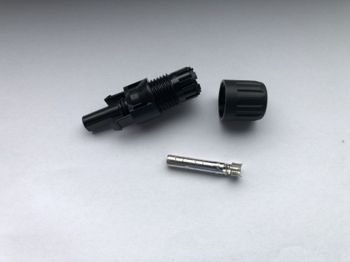 Black plastic connector