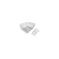 Smeg – Koszyk ze stali nierdzewnej do zlewozmywaków 340x400x180 mm - DB34