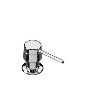 Smeg – Dozownik do mydła, okrągły, chrom - KITDS