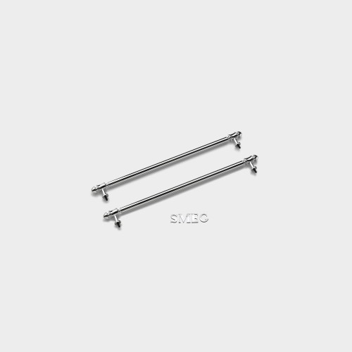 Smeg – Uchwyty i logo do okapu, Cortina, chrom - KITKCX-2