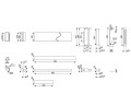 Smeg – Zestaw do recyrkulacji w HOBD: filtr ceramiczny + kratka ze stali nierdzewnej + rury - KITF6HOBD